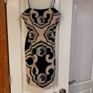 Marchesa Strapless Short Evening Dress, Size 4